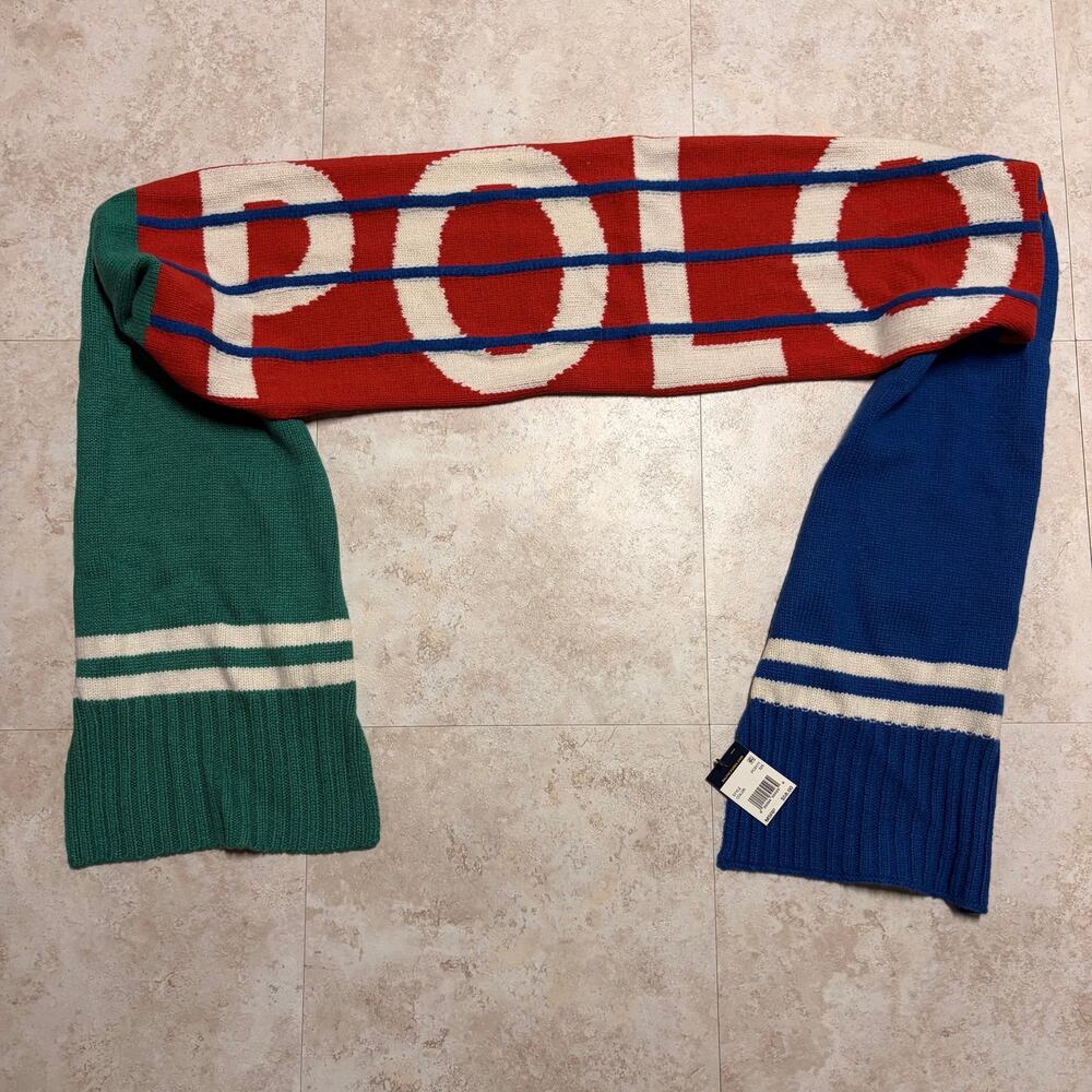 Polo Ralph Lauren Hi Tech Alpine Climb Ski Stadium Scarf NWT
